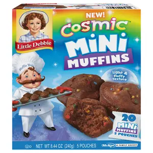 Little Debbie Cosmic Mini Muffins 8.44 Oz