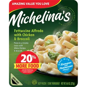 Michelina's Fettuccine Alfredo Chicken Broccoli 9.6 Oz