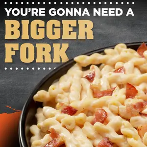 Devour White Cheddar Mac with Bacon Big Bowl Promo