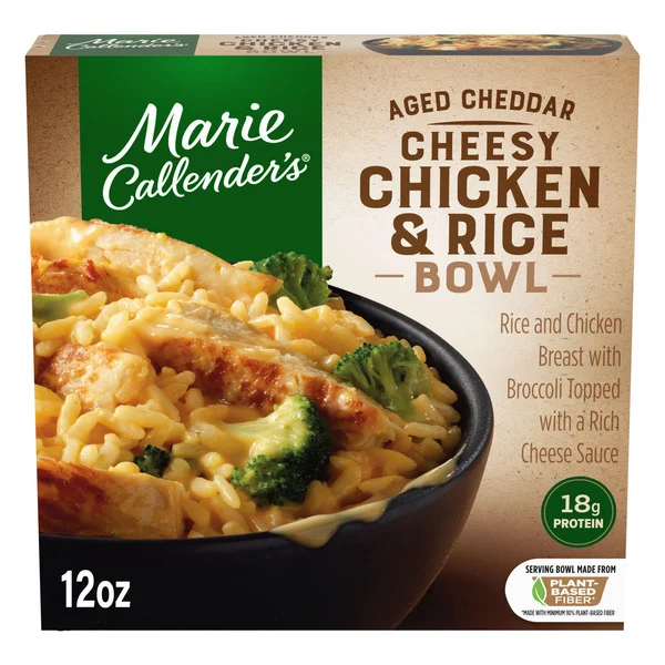 Marie Callender's Aged Cheddar Cheesy Chicken Rice Bowl 12 Oz Marie Callender's Aged Cheddar Cheesy Chicken Rice Bowl 12 Oz