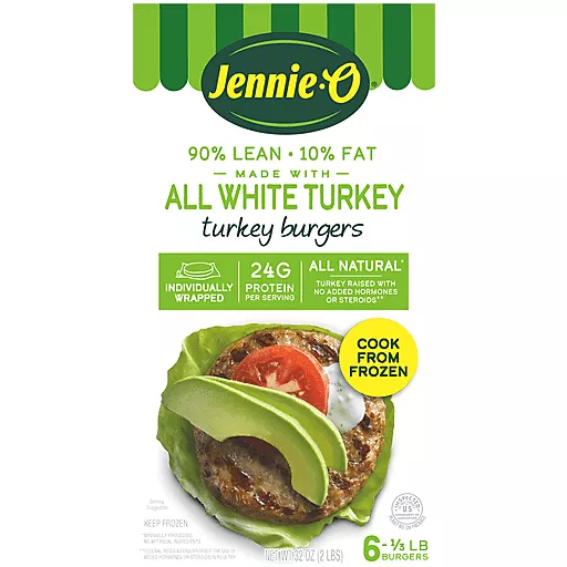 All White 90% 10% Turkey Burgers 2 LB All White 90% 10% Turkey Burgers 2 LB