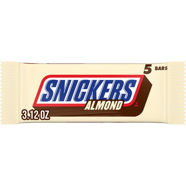 Almond Snickers 5 Bars 3.12 Oz