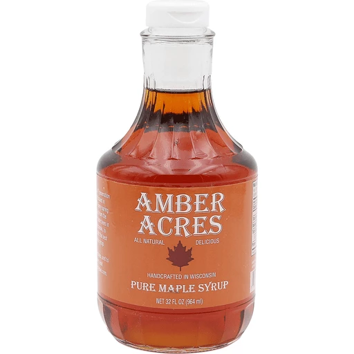 Amber Acres Pure Maple Syrup 32 FL Oz Amber Acres Pure Maple Syrup 32 FL Oz