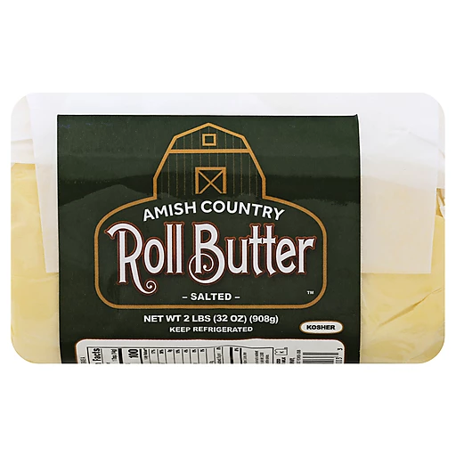 Amish Country Roll Salted Butter 2 LB
