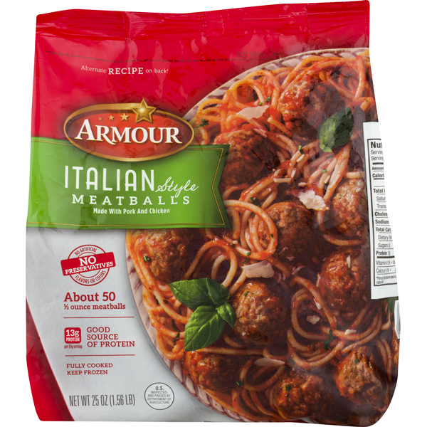 Armour Italian Style Meatballs 25 Oz