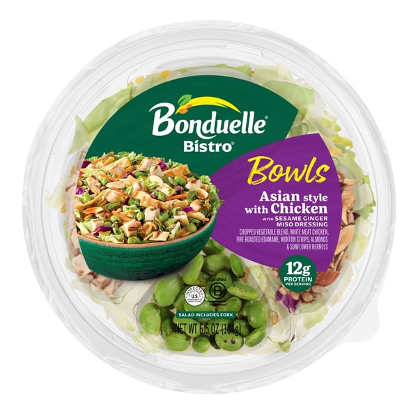 Bonduelle Bistro Bowls Asian Style With Chicken Bowl 6.5 Oz