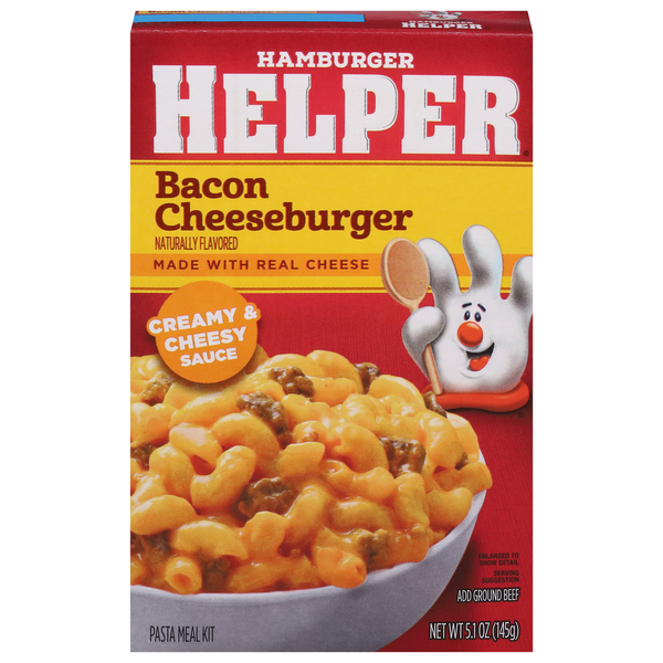 Hamburger Helper Bacon Cheeseburger 5.1 Oz Hamburger Helper Bacon Cheeseburger 5.1 Oz