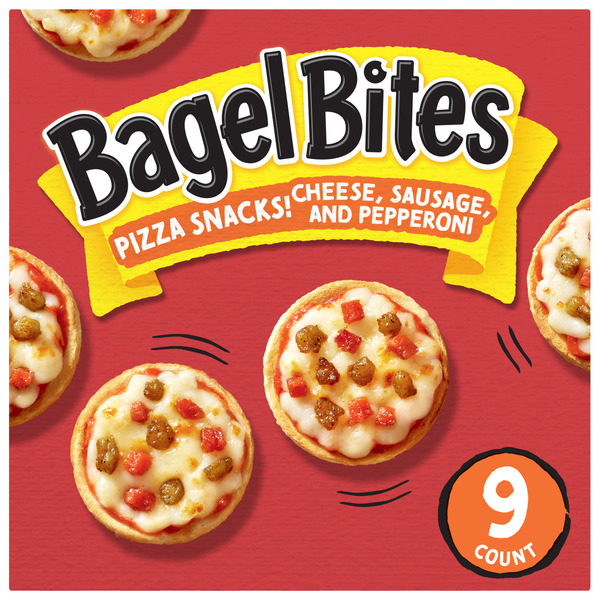 Bagel Bites Cheese, Sausage & Pepperoni 7 Oz