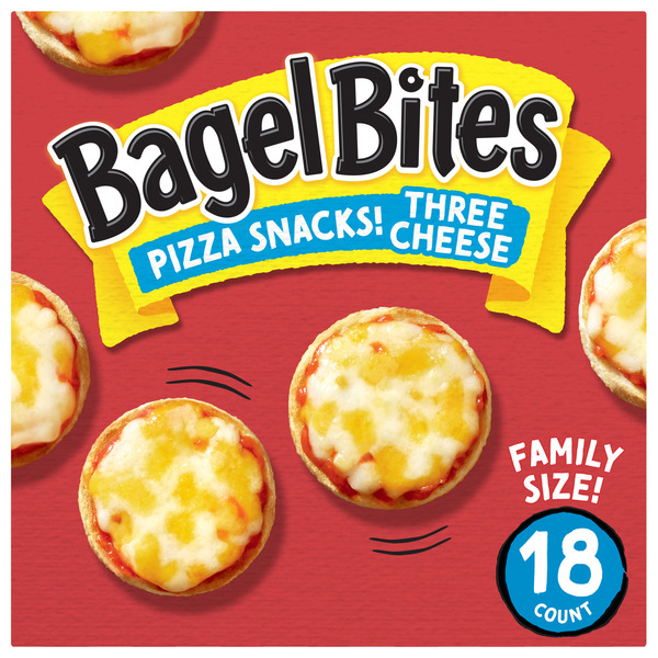 Bagel Bites Three Cheese Pizza Bagels 14 Oz
