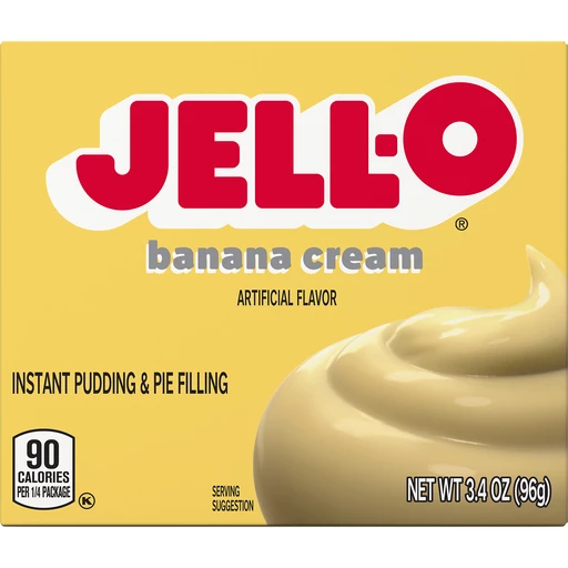 Banana Cream Instant Pudding Pie Filling 3.4 Oz