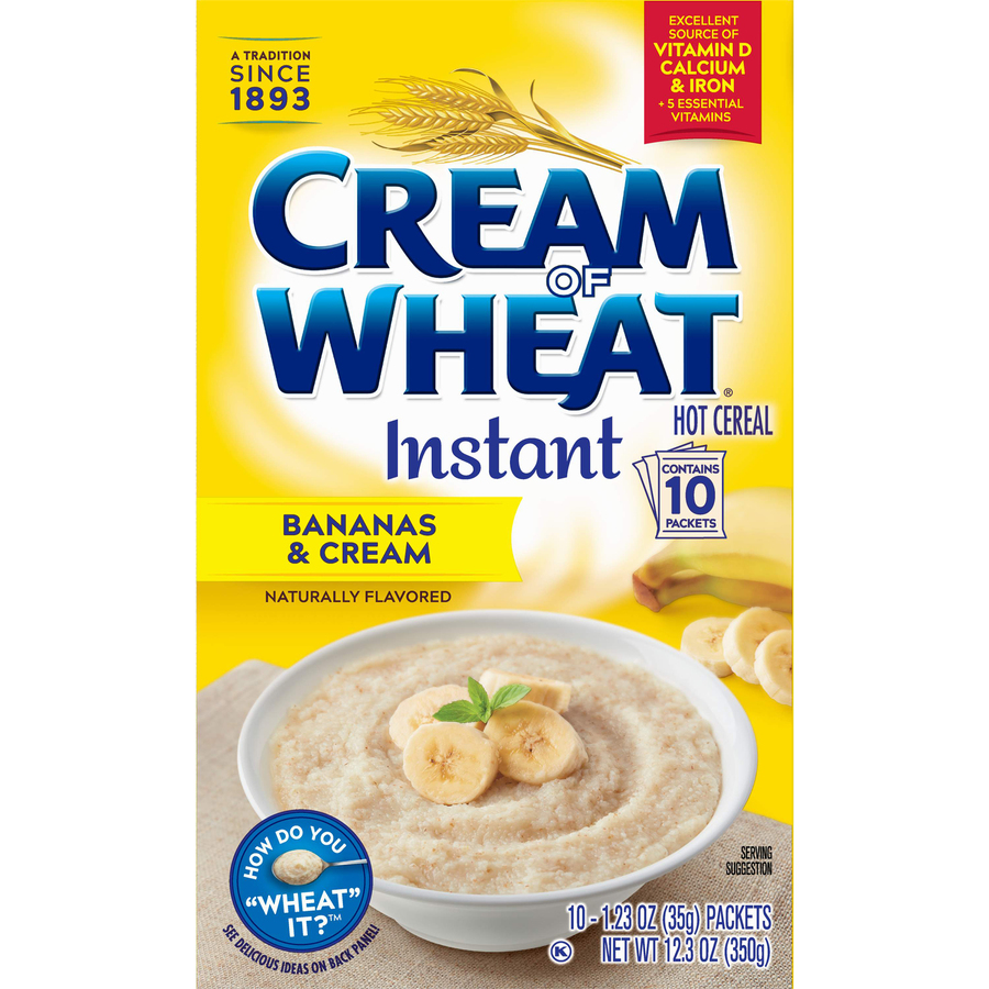 Bananas & Cream Instant Hot Cereal 10 Pack 12.3 Oz Bananas & Cream Instant Hot Cereal 10 Pack 12.3 Oz