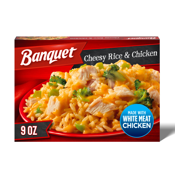 Banquet Cheesy Rice and Chicken 9 Oz