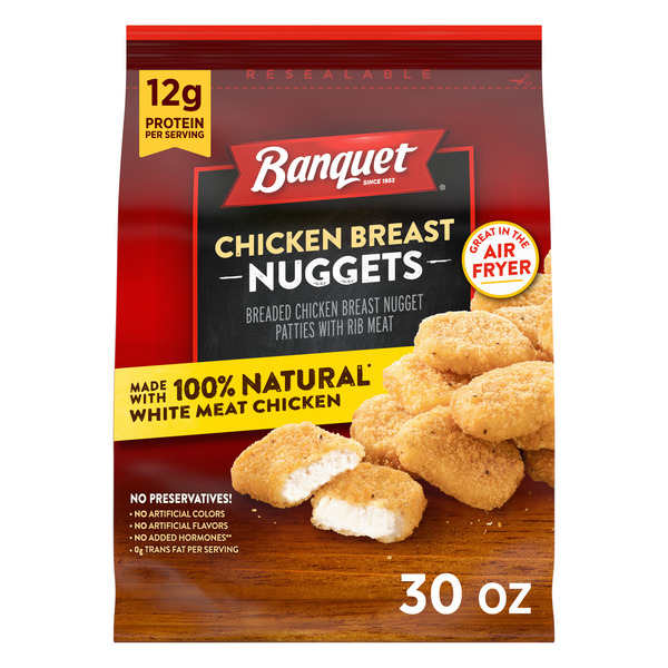 Banquet Chicken Breast Nuggets 30 Oz