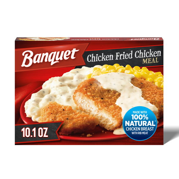 Banquet Chicken Fried Meal 10.1 Oz
