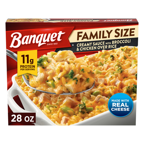 Banquet Creamy Rice & Chicken 28 Oz
