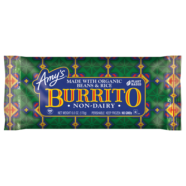 Amy's Beans & Rice Burrito 6 Oz