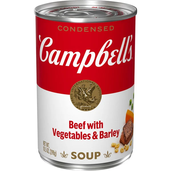 Campbell's Beef With Vegetables & Barley 10.5 Oz
