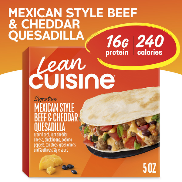 Lean Cuisine Signature Mexican Style Beef & Cheddar Quesadilla 5 Oz