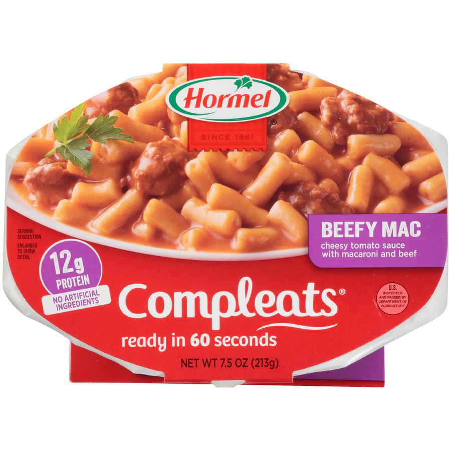 BeefyMacCheesyTomatoSauceMacaroniAndBeef7.5Oz BeefyMacCheesyTomatoSauceMacaroniAndBeef7.5Oz