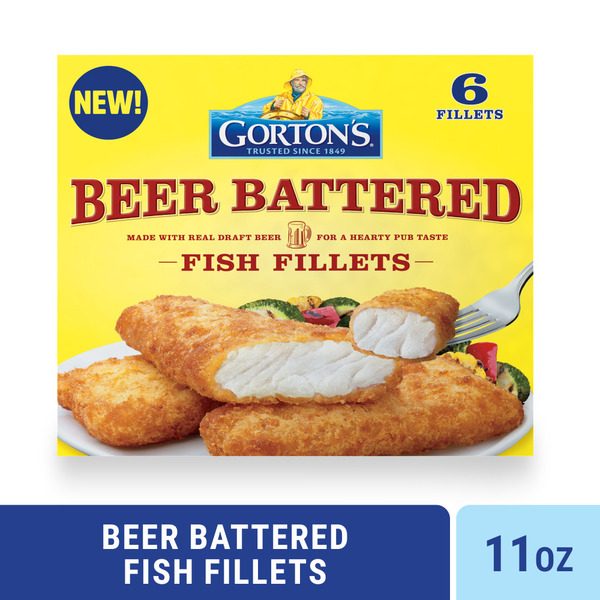 Gorton's Beer Battered Fish Fillets 11 Oz