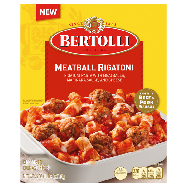Bertolli Meatball Rigatoni 25 Oz
