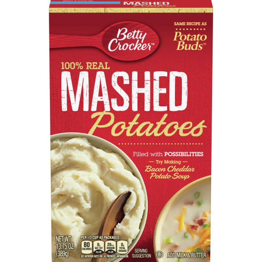 BettyCrocker100PercentRealMashedPotatoes13.75Oz