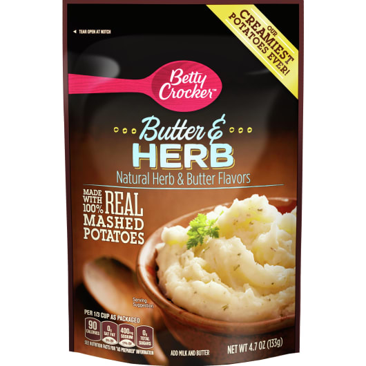 BettyCrockerButterHerbRealMashedPotatoes4.7Oz