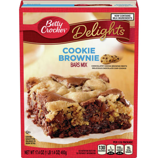 BettyCrockerDelightsCookieBrownieBarsMix17.4Oz BettyCrockerDelightsCookieBrownieBarsMix17.4Oz