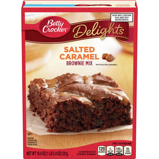 BettyCrockerDelightsSaltedCaramelBrownieMix18.4Oz BettyCrockerDelightsSaltedCaramelBrownieMix18.4Oz