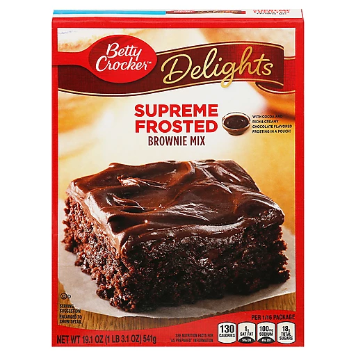 BettyCrockerDelightsSupremeFrostedBrownieMix19.1Oz BettyCrockerDelightsSupremeFrostedBrownieMix19.1Oz
