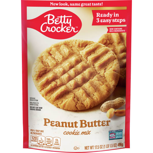 BettyCrockerPeanutButterCookieMix17.5Oz BettyCrockerPeanutButterCookieMix17.5Oz