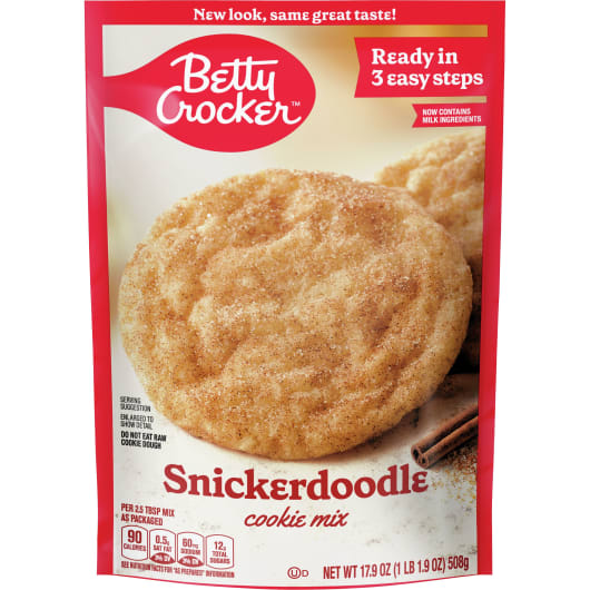 BettyCrockerSnickerdoodleCookieMix17.9Oz BettyCrockerSnickerdoodleCookieMix17.9Oz
