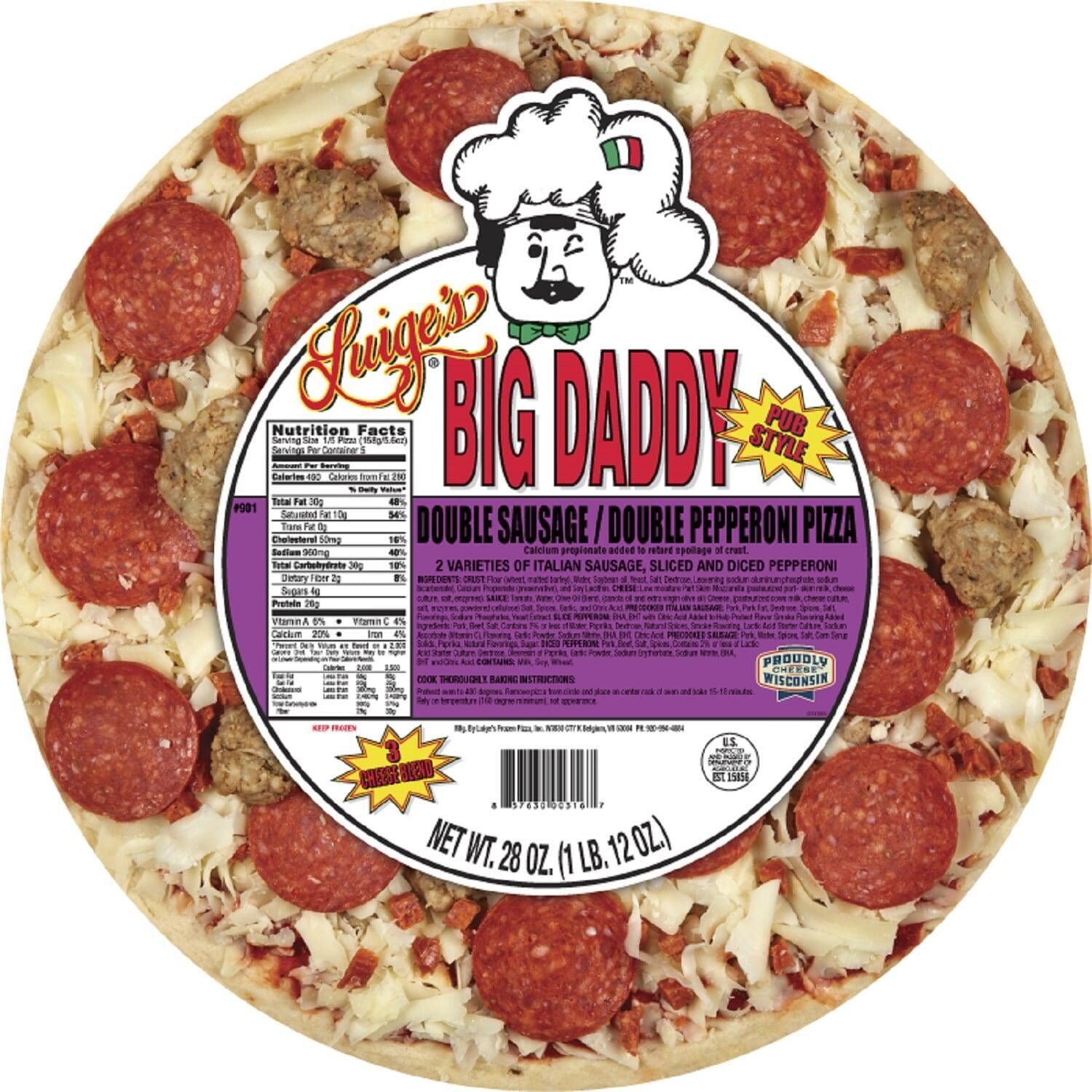Big Daddy Double Sausage Pepperoni 1 LB 12 Oz Big Daddy Double Sausage Pepperoni 1 LB 12 Oz