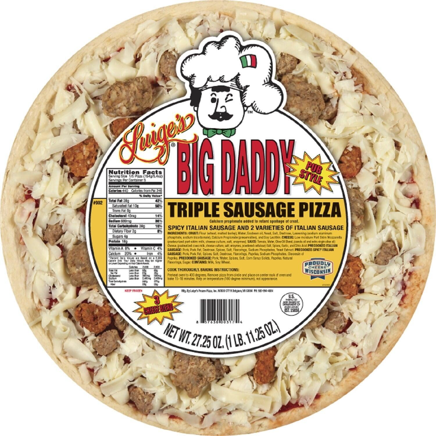 Big Daddy Triple Sausage 1 LB 11.25 Oz Big Daddy Triple Sausage 1 LB 11.25 Oz