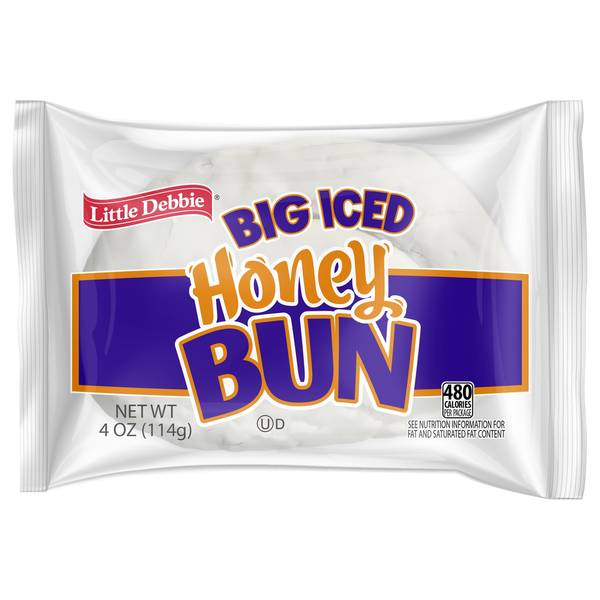 Little Debbie Big Iced Honey Bun 4 Oz