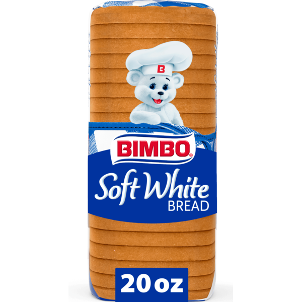 Bimbo Soft White Bread 20 Oz