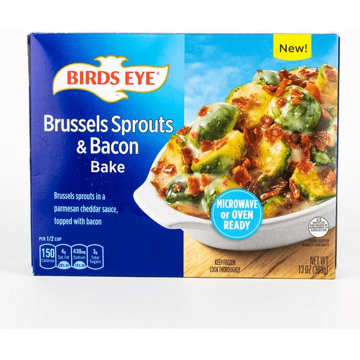Birds Eye Brussels Sprouts Bacon Bake 13 Oz