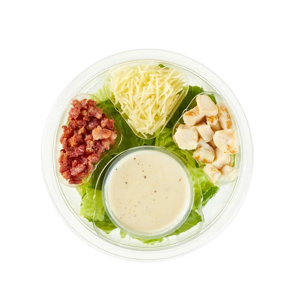 Bistro Chicken & Bacon Caesar Salad, Prepared