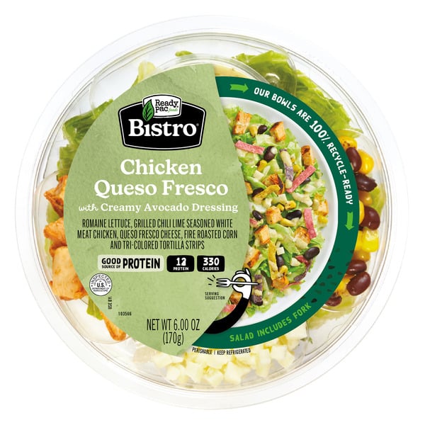 Bistro Chicken Queso Fresco Salad 6.00 Oz