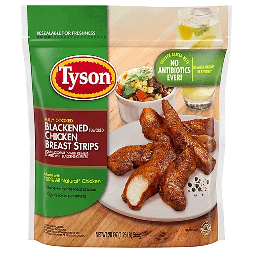 BlackenedChickenBreastStripsFullyCooked20Oz
