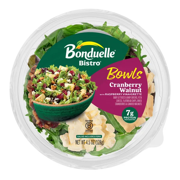 Bonduelle Bistro Bowls Cranberry Walnut 4.5 Oz