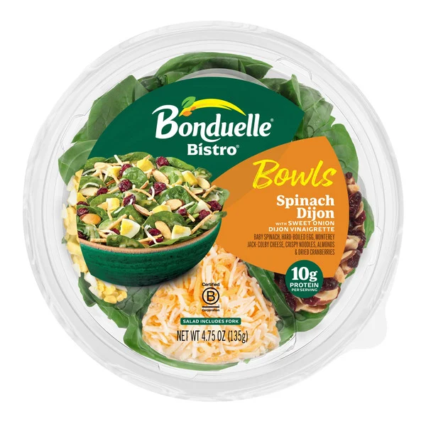 Bonduelle Bistro Bowls Spinach Dijon 4.75 Oz