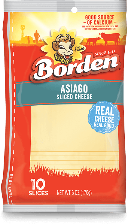 BordenAsiagoSlicedCheese10Each6Oz BordenAsiagoSlicedCheese10Each6Oz