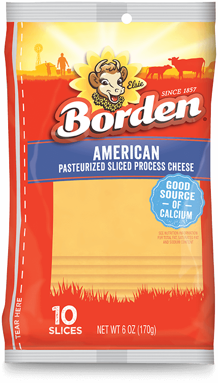 BordenDeluxeAmericaSlicedCheese10Each6Oz BordenDeluxeAmericaSlicedCheese10Each6Oz