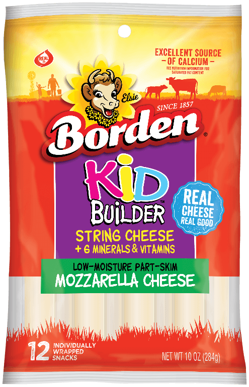 BordenKidBuilderStringCheese12Oz BordenKidBuilderStringCheese12Oz