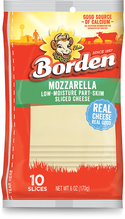 BordenMozzarellaSlicedCheese10Each6Oz BordenMozzarellaSlicedCheese10Each6Oz