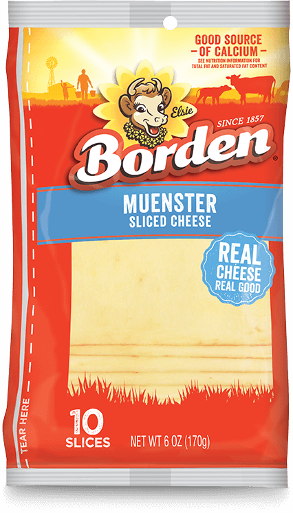 BordenMuensterSlicedCheese10Each6Oz BordenMuensterSlicedCheese10Each6Oz