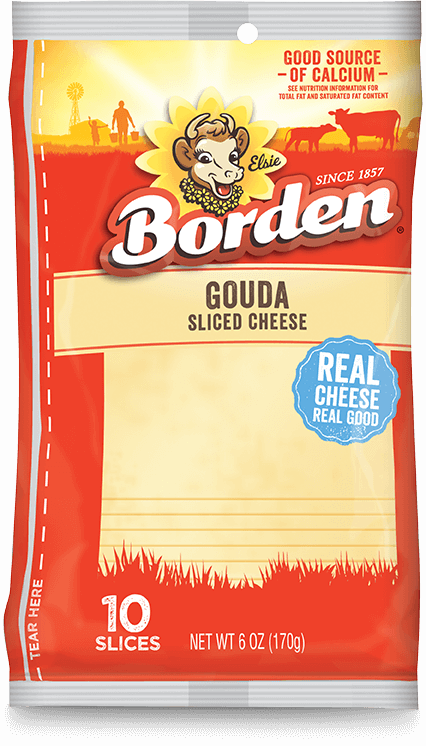 BordenNaturalGoudaCheeseSlices10Each6Oz BordenNaturalGoudaCheeseSlices10Each6Oz