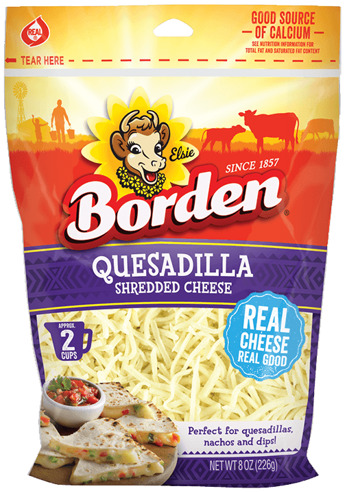 BordenQuesadillaShreddedCheese8Oz BordenQuesadillaShreddedCheese8Oz