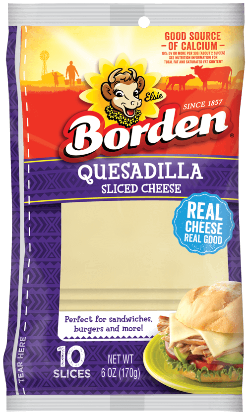 BordenQuesadillaSlicedCheese10Each6Oz BordenQuesadillaSlicedCheese10Each6Oz